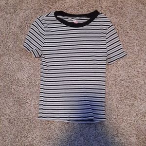 Black and white striped shirt